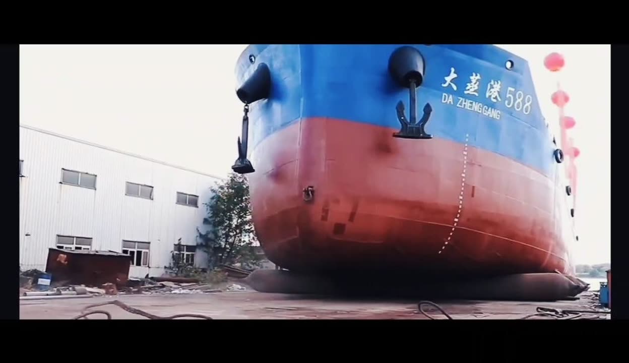 船舶氣囊工藝顯威力，大蒸港兩船同日順利吉水